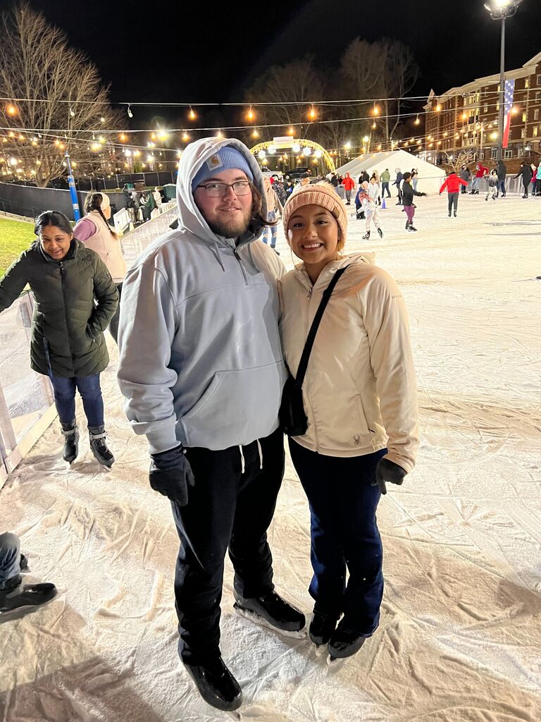 We went ice skating!