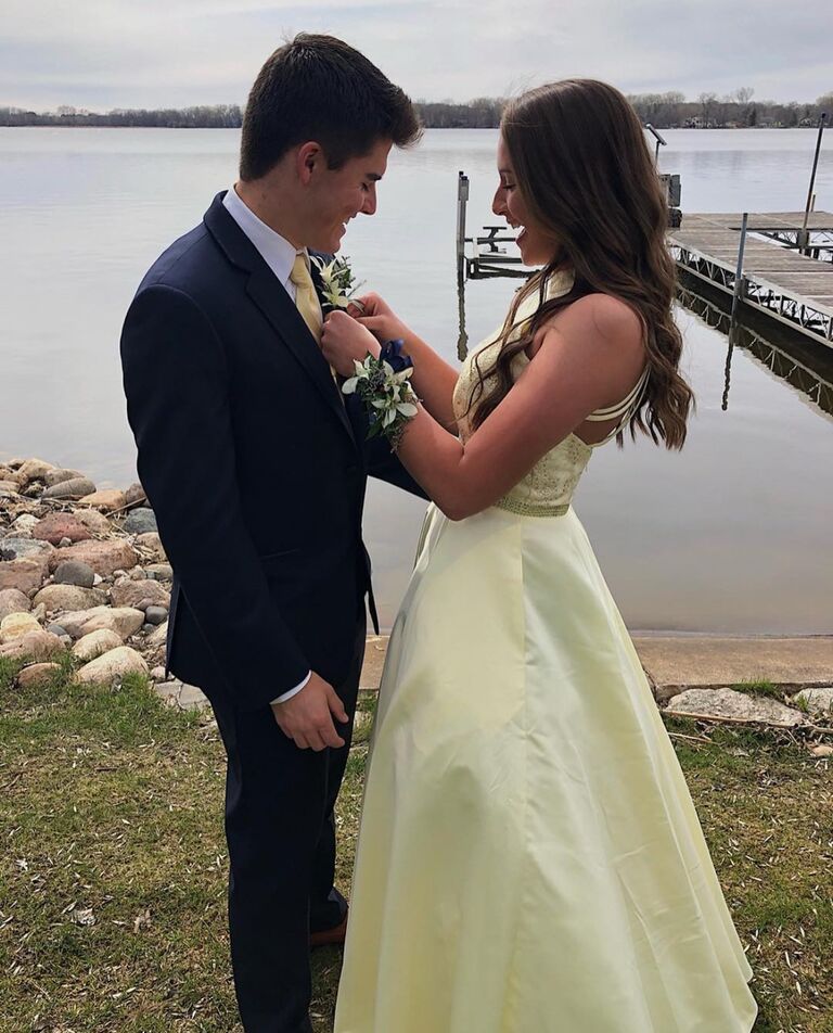 Casey and Alyssa's second prom together at Centennial HS 