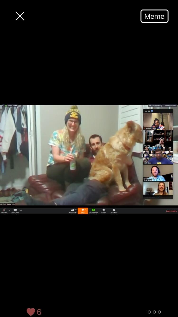 Virtual MBA Bar Crawl - graduation was celebrated similarly 