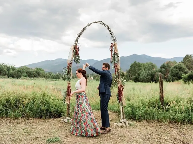 Taos Goji Farm and Eco Lodge small wedding venue in San Cristobal, New Mexico