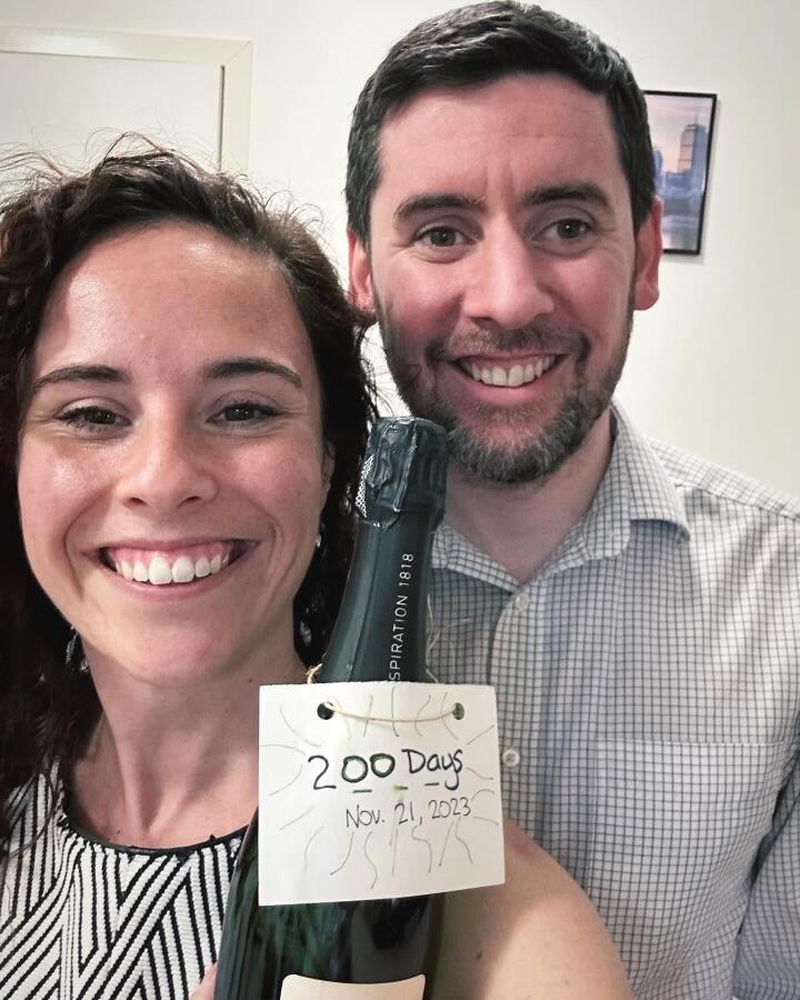 Celebrating 200 Days until the wedding!