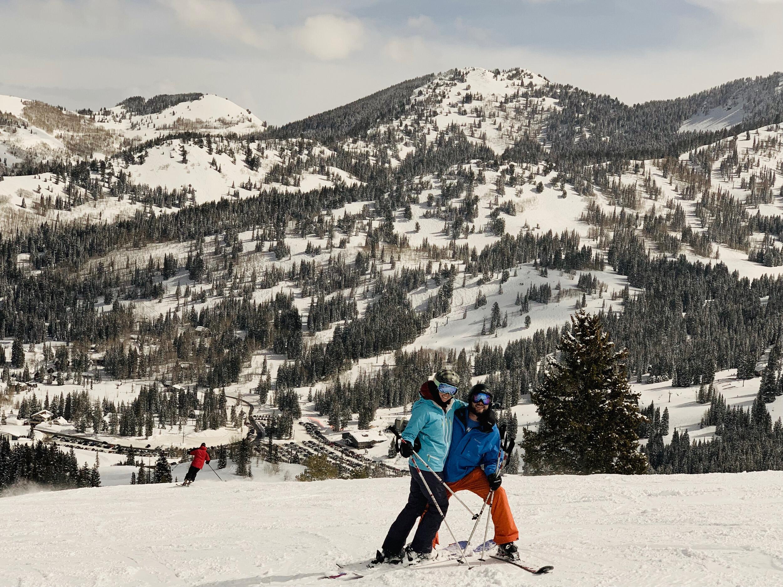 Sam & Chris's first ski trip to Utah!