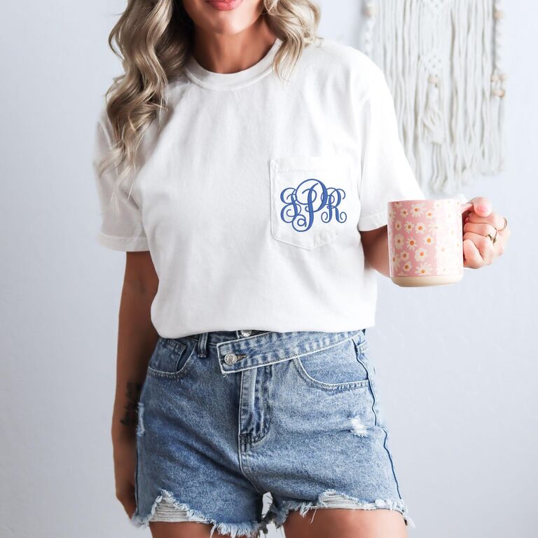 Monogram bachelorette t shirt