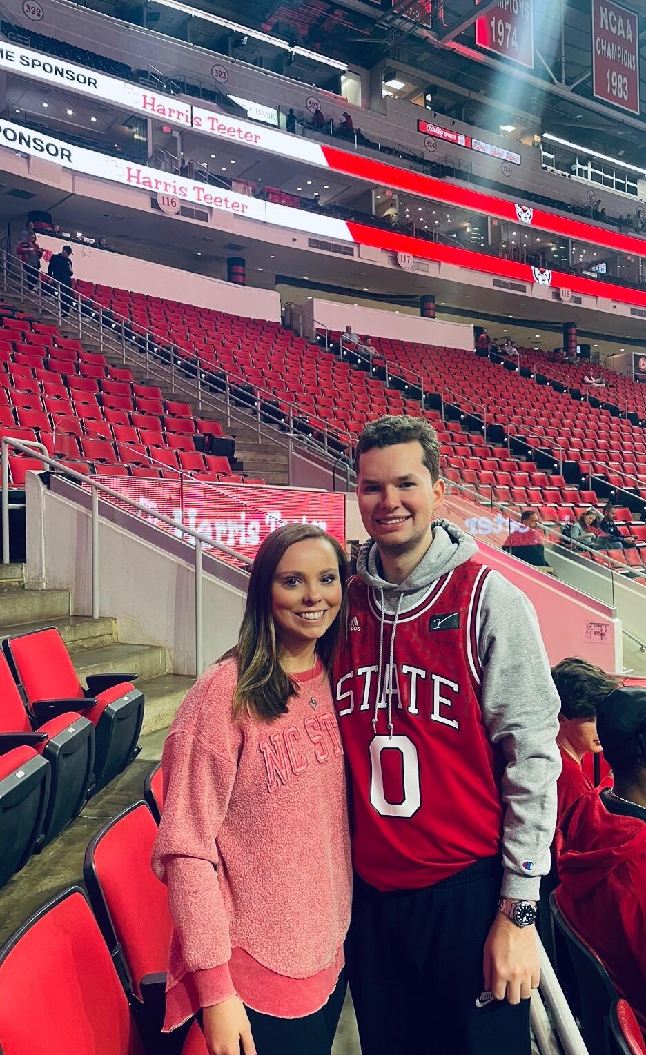 We had such a great time attending N.C. State games. 