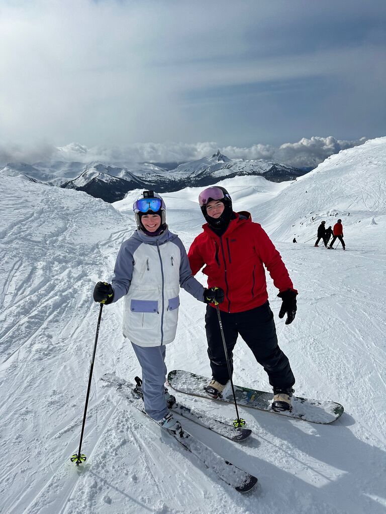 Whistler, Canada - our first ski trip together! Gabby was able to overlook the fact that Clark is a snowboarder, mainly because she was always ahead of him, and therefore didn't see his snowboard much 😉