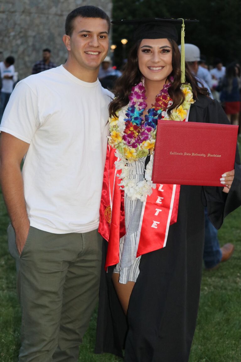 Shay Graduated from Stanislaus State! Now Anthony is going to work as a firefighter and Shay is going to Nursing school. 