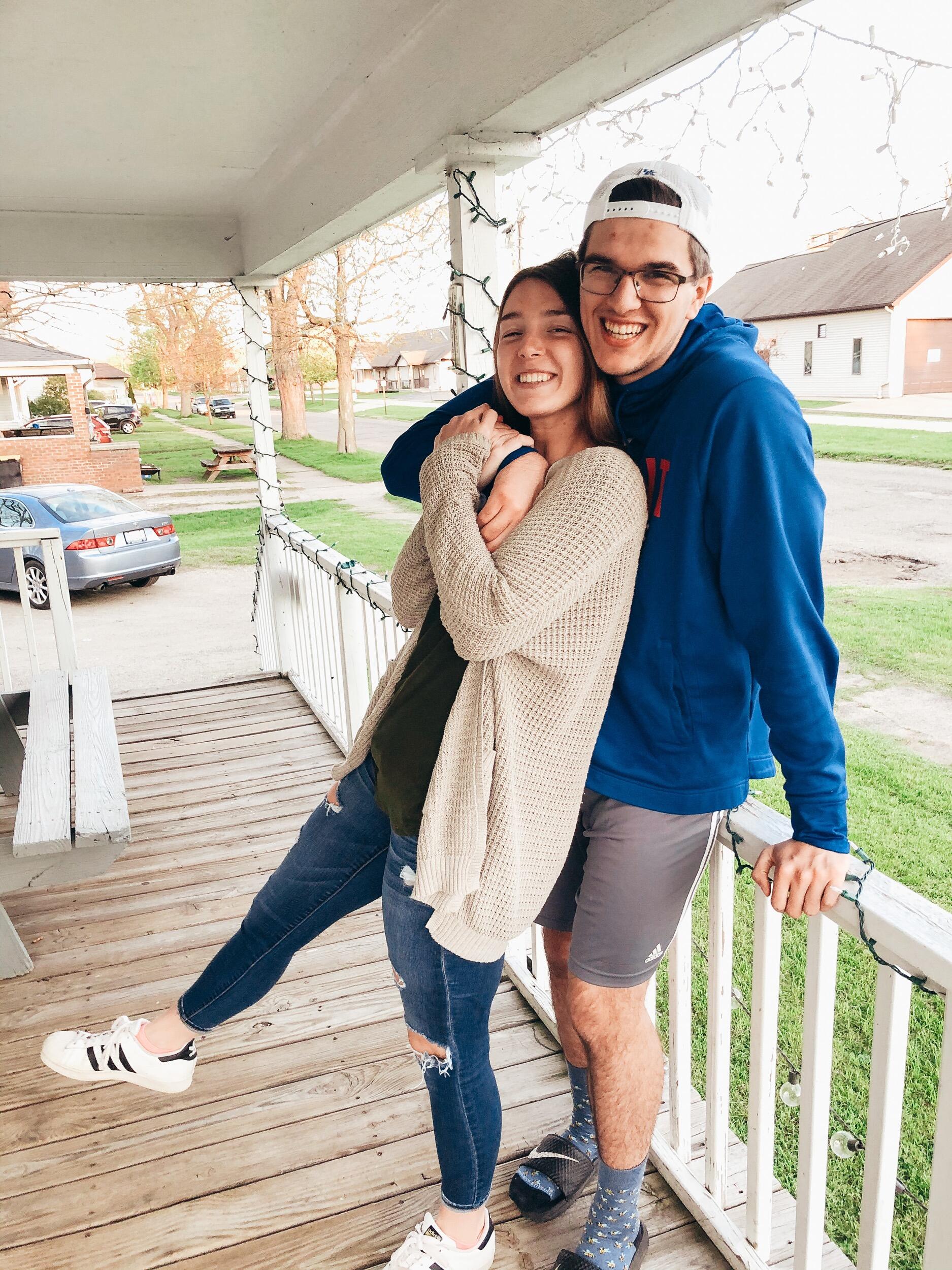 Sydney's senior year was cut short by the start of the COVID pandemic in 2020, when we started the long-distance part of our relationship that is still going strong to this day!
