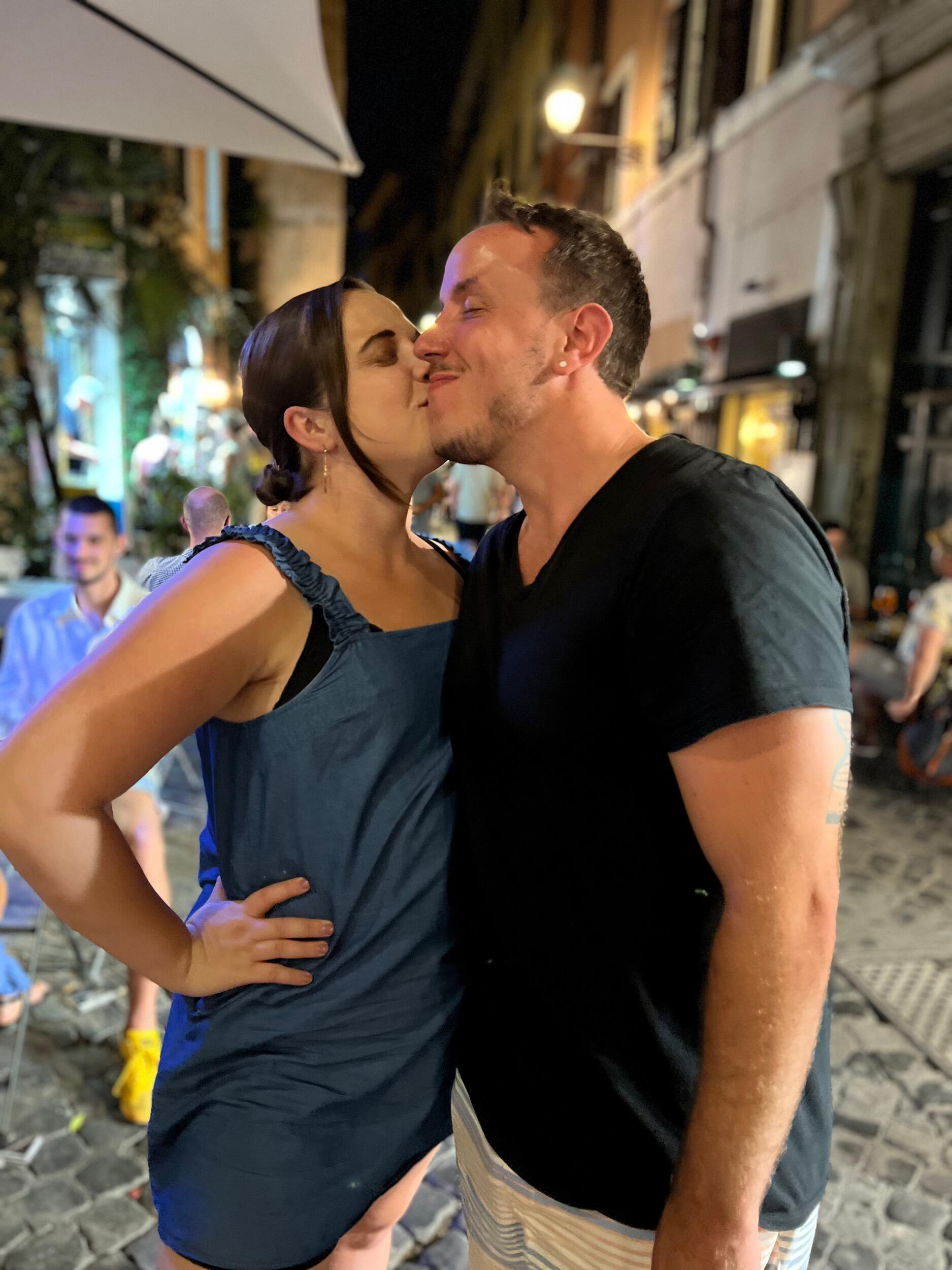 Exploring the streets of Rome. 
