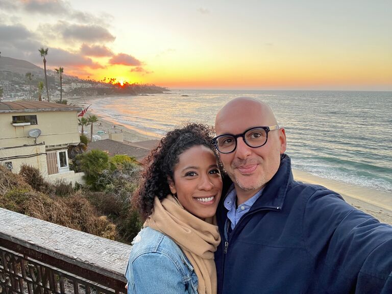 First Cali sunset together on Anya's birthday in Laguna Beach, California. ~ Το πρώτο μας ηλιοβασίλεμα στην Καλιφόρνια, στα γενέθλια της Άνιας στην Laguna Beach.