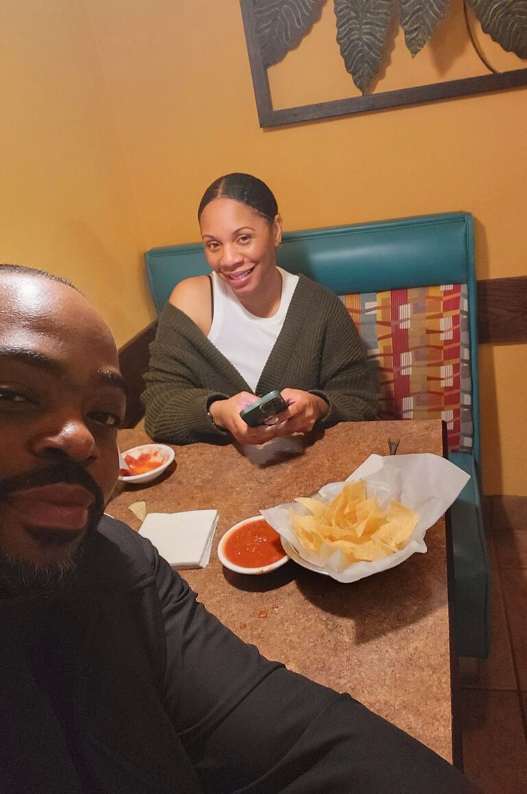 First time Maurice said, "I love you" over chips & salsa.