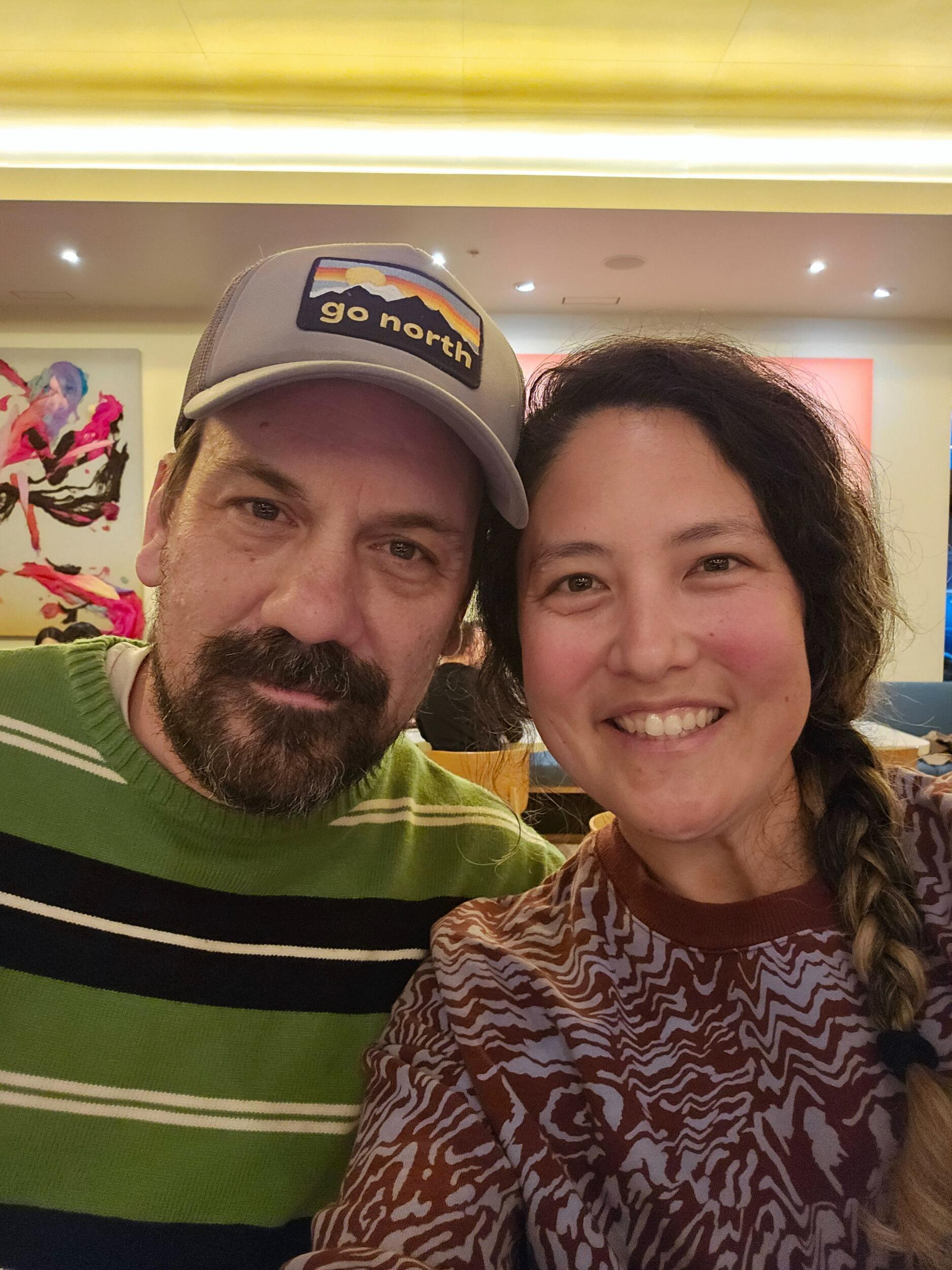 To celebrate Martin's birthday, they went to Kann, a fancy Haitian restaurant in SE Portland.