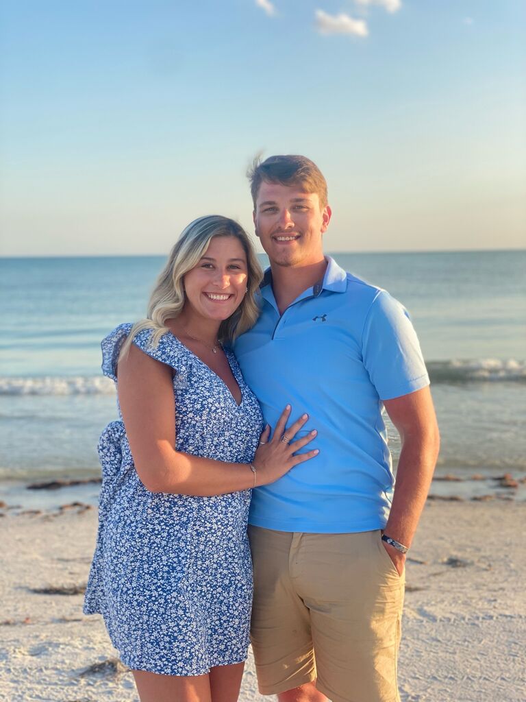 Michael's first time in Florida, and their first vacation together.