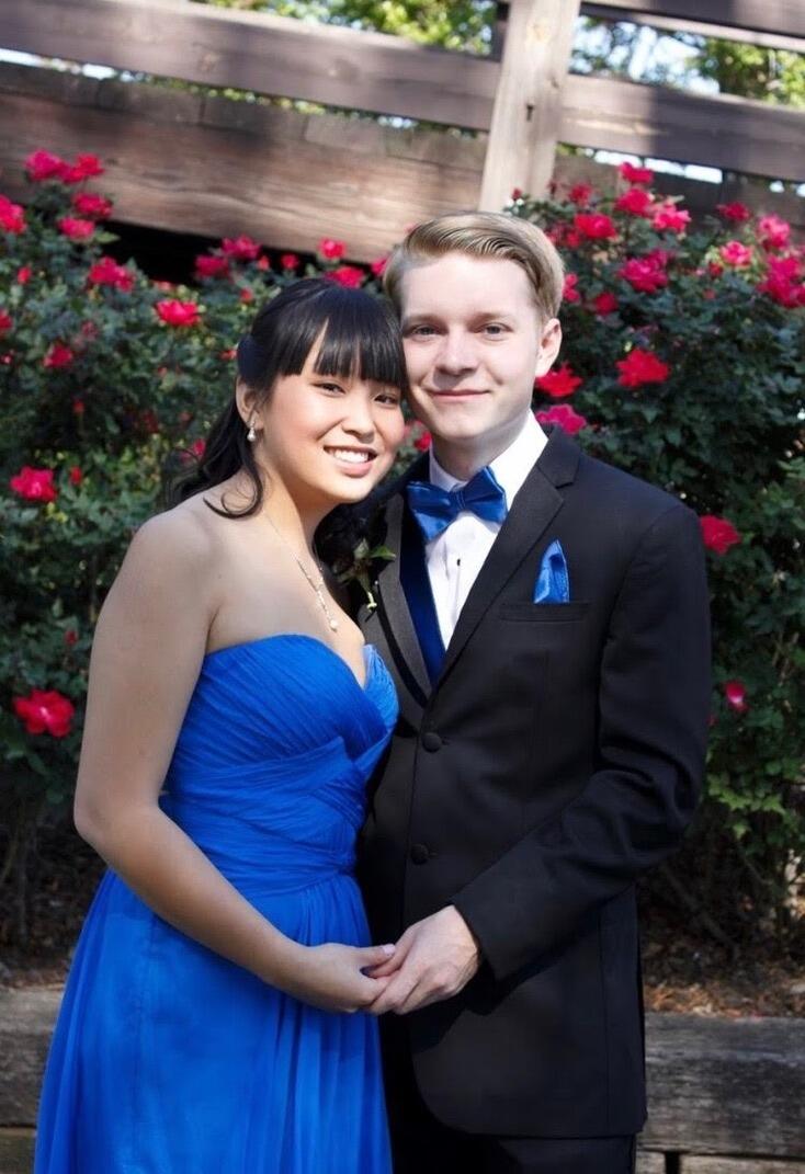 First prom together, we went out to eat at 131 Main, and we had a great time there. 