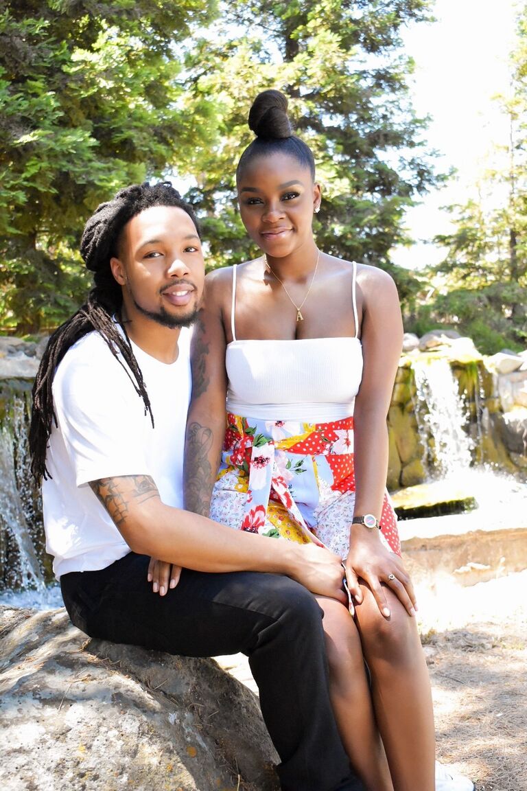 A waterfall photoshoot!