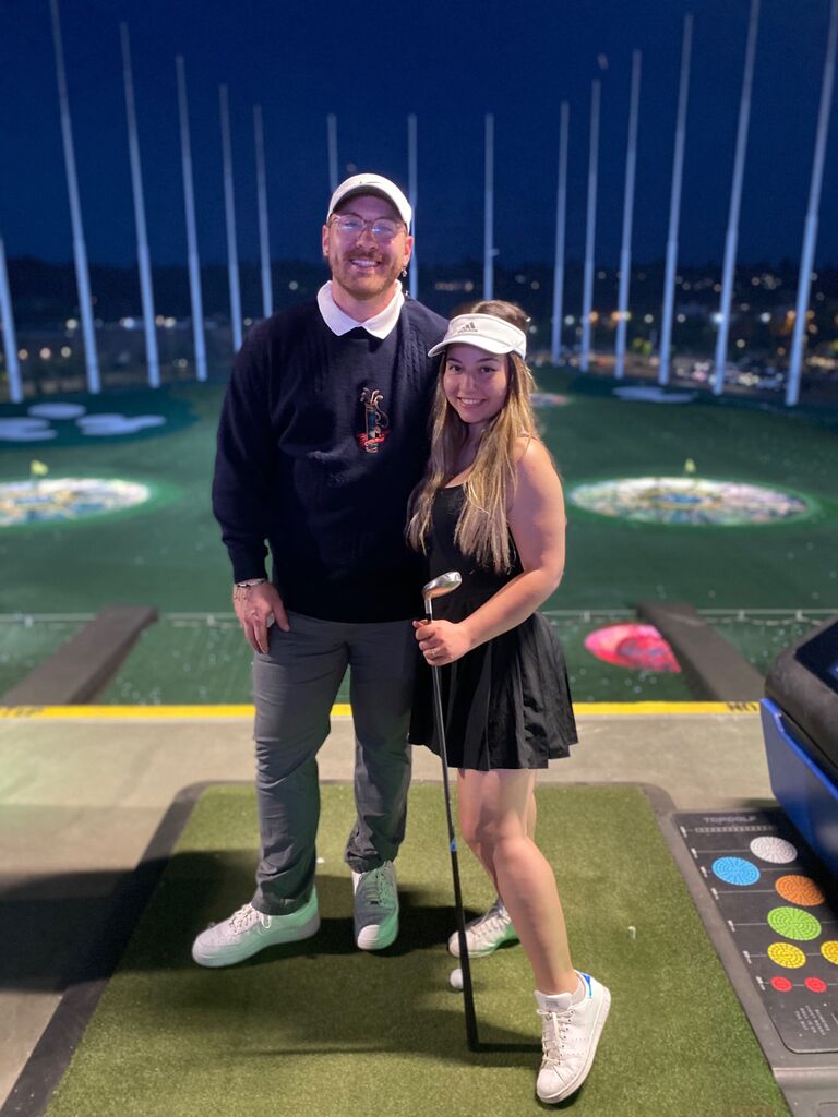 At Topgolf 