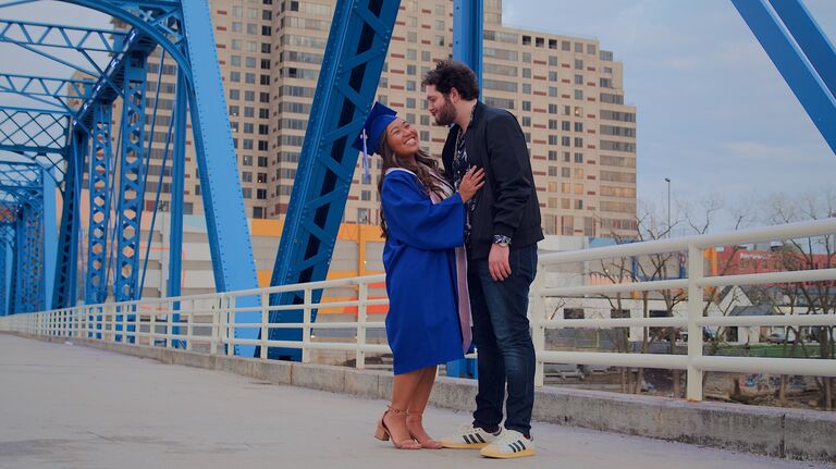 Kylee graduated from Grand Valley State University with her biggest supporter by her side.