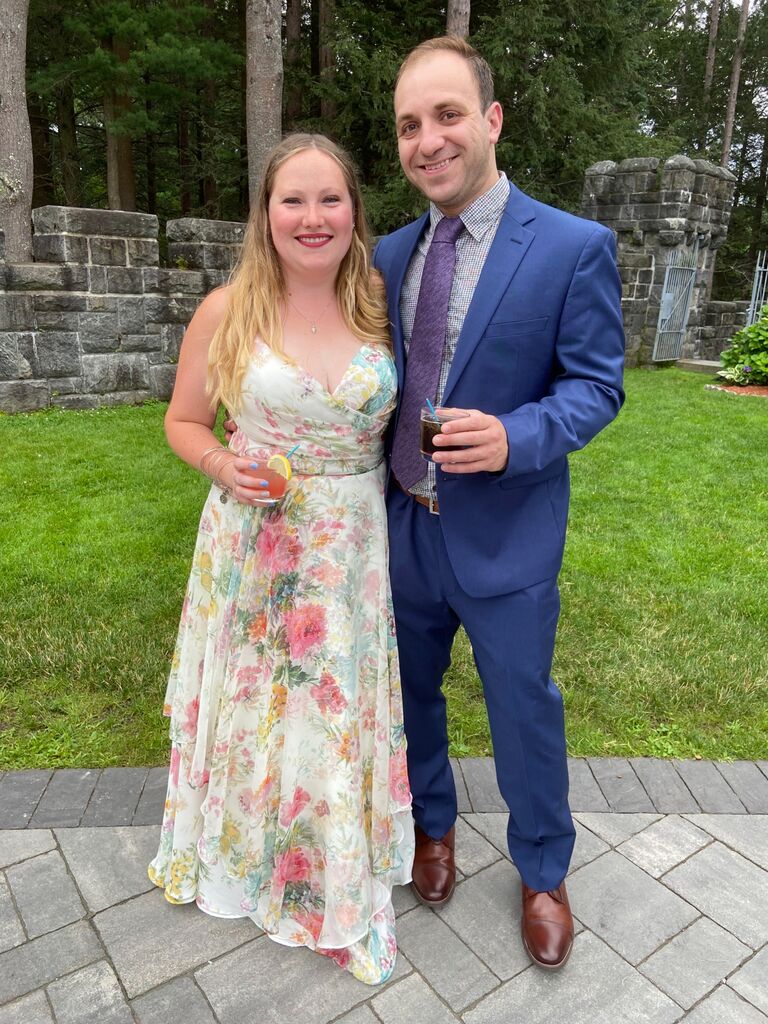 First trip out of town together, to New Hampshire for a wedding. 