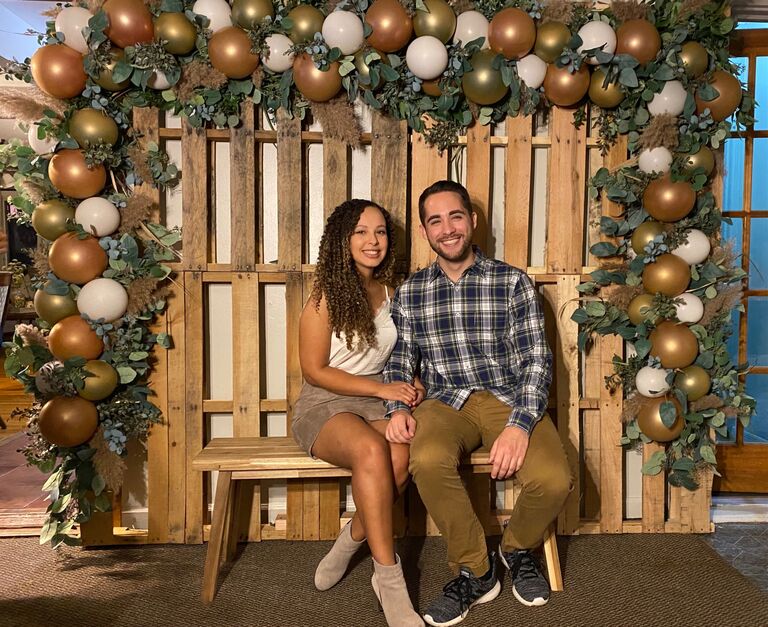 One of Stacey's favorite pictures <3 Josh was just starting to get acclimated to the big family parties and gatherings. 