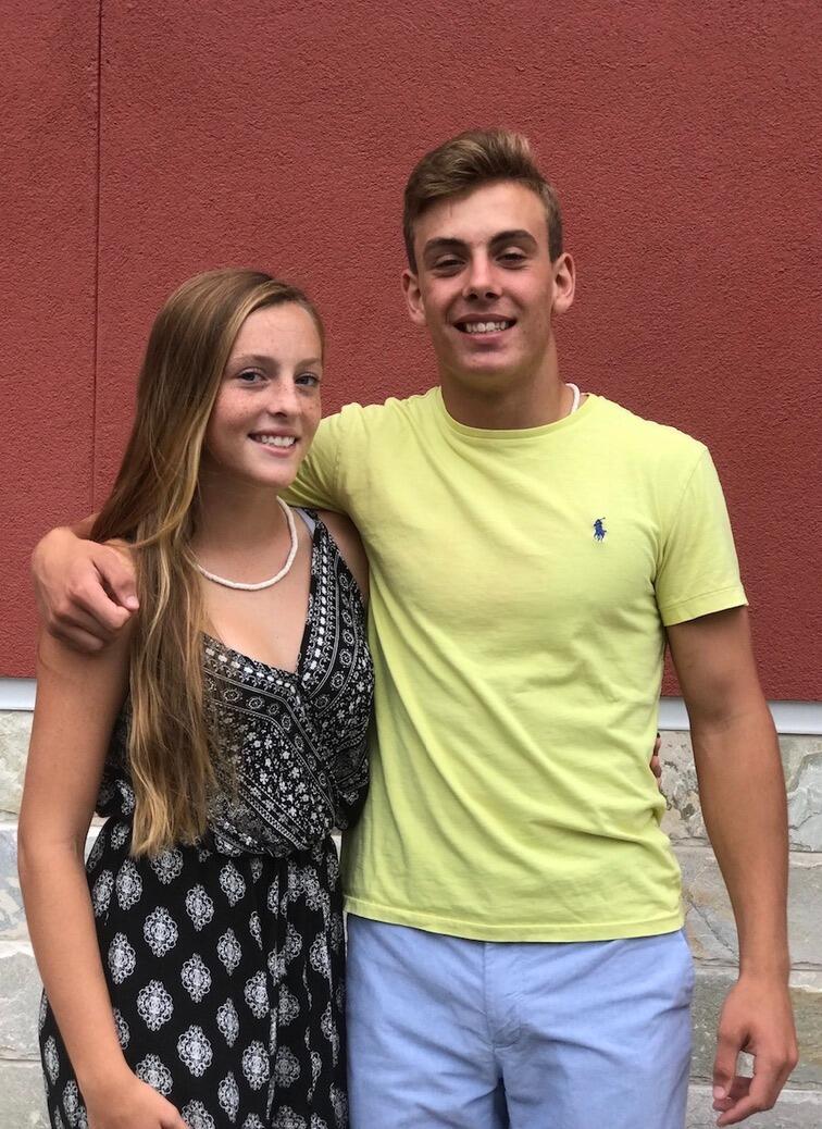 Emma and Brett celebrating Emma's 15th birthday!