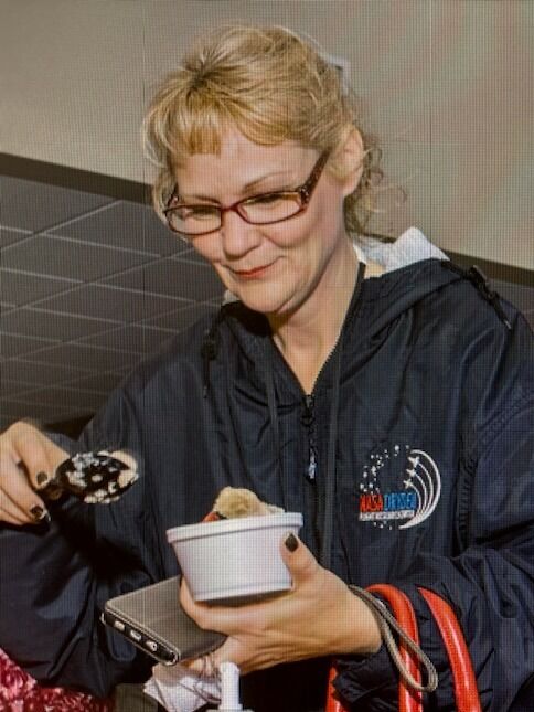 Renee at ice cream social