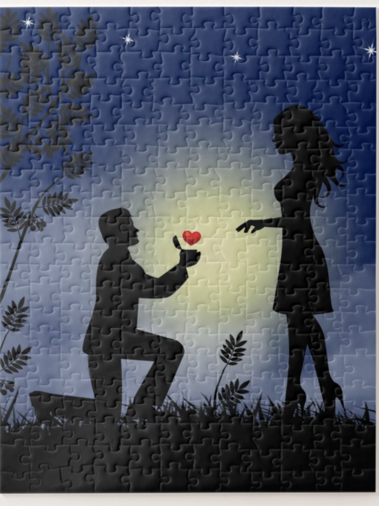 Starry Night Proposal Puzzle
