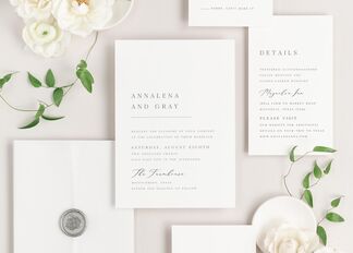 Shine Wedding Invitations | Invitations & Paper Goods - The Knot