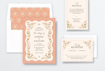 Affordable wedding invitation suite from The Knot Invitations Forever & Always wording