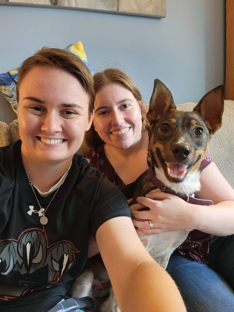 Living in a house with just the two of us we started to realize we had enough love to add to our little family. Zuko has brought us so much joy and we are so happy we adopted him.