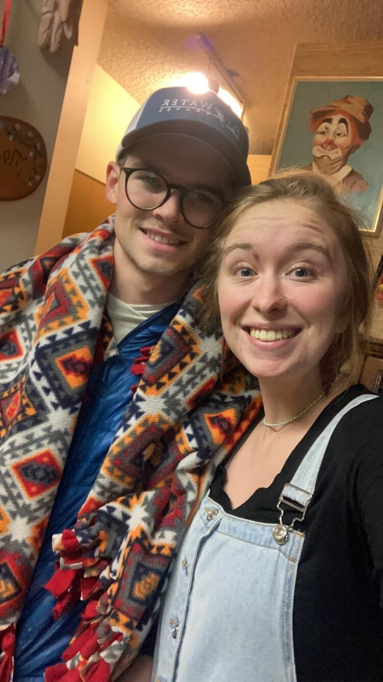 The day we started dating! About two months after we had starting talking.