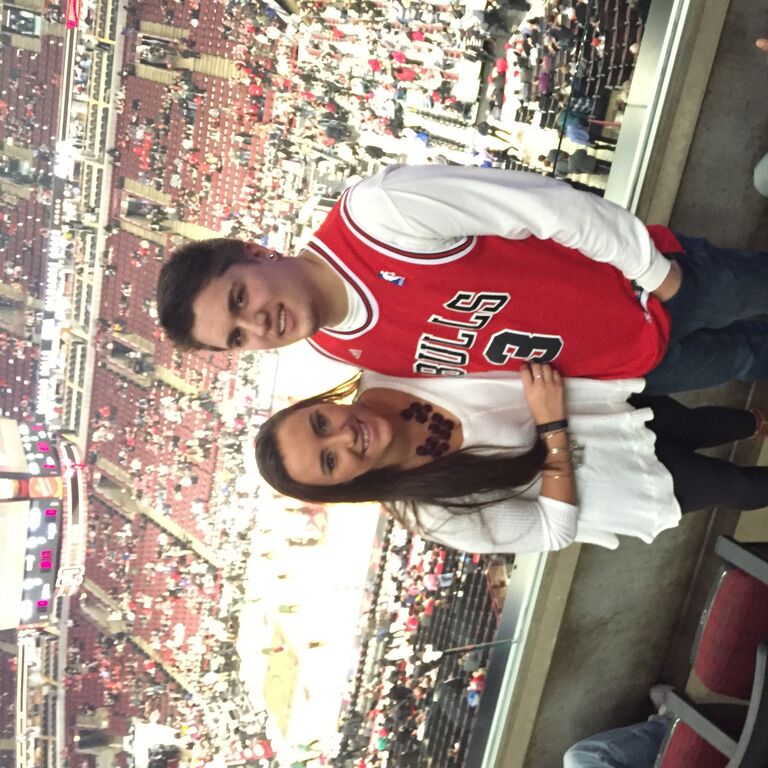 Went to Our First of Many Chicago Sports Games