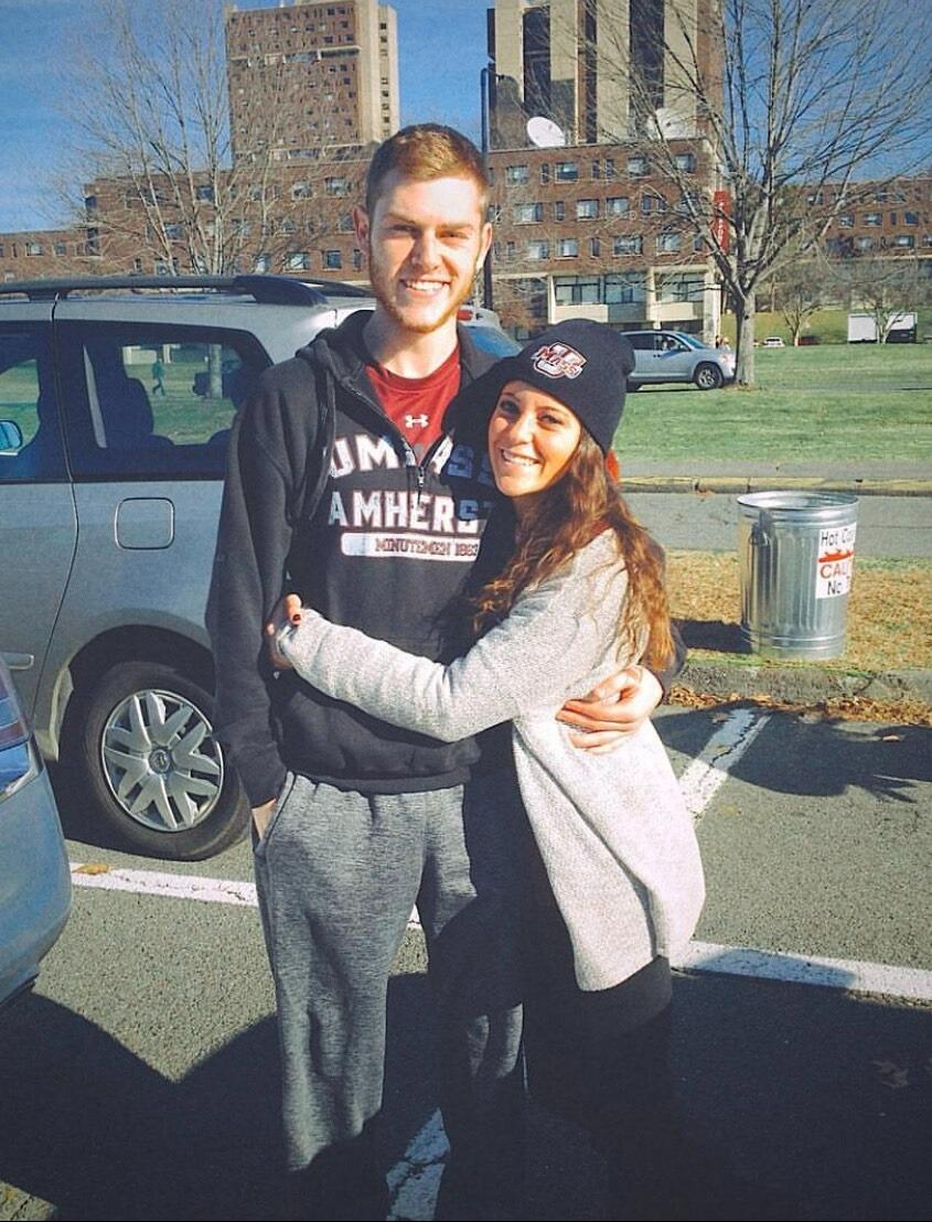 We dated on and off through college, never far apart, Ryan went to Umass Amherst while Sarah was 30 minutes down the road at Westfield State.