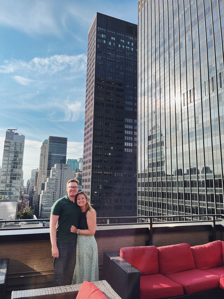 Emily and Nathan moved back into the city in the summer of 2021. Luckily they upgraded and over quadrupled their square footage in the new place! Nathan started a new job in the fall of 2021, and Emily started a new job in the spring of 2022.