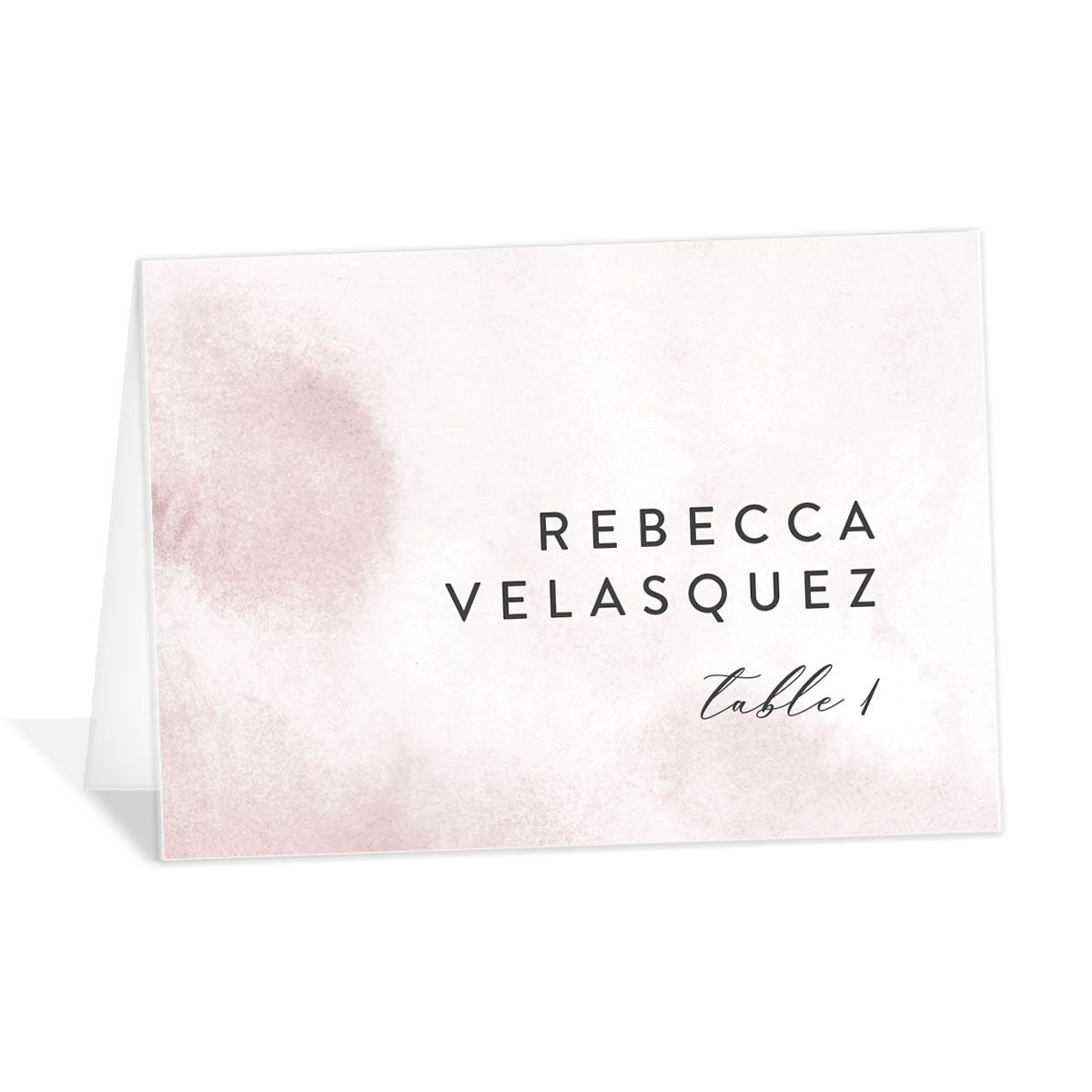 A Wedding Place Card from the Elegant Ethereal Collection