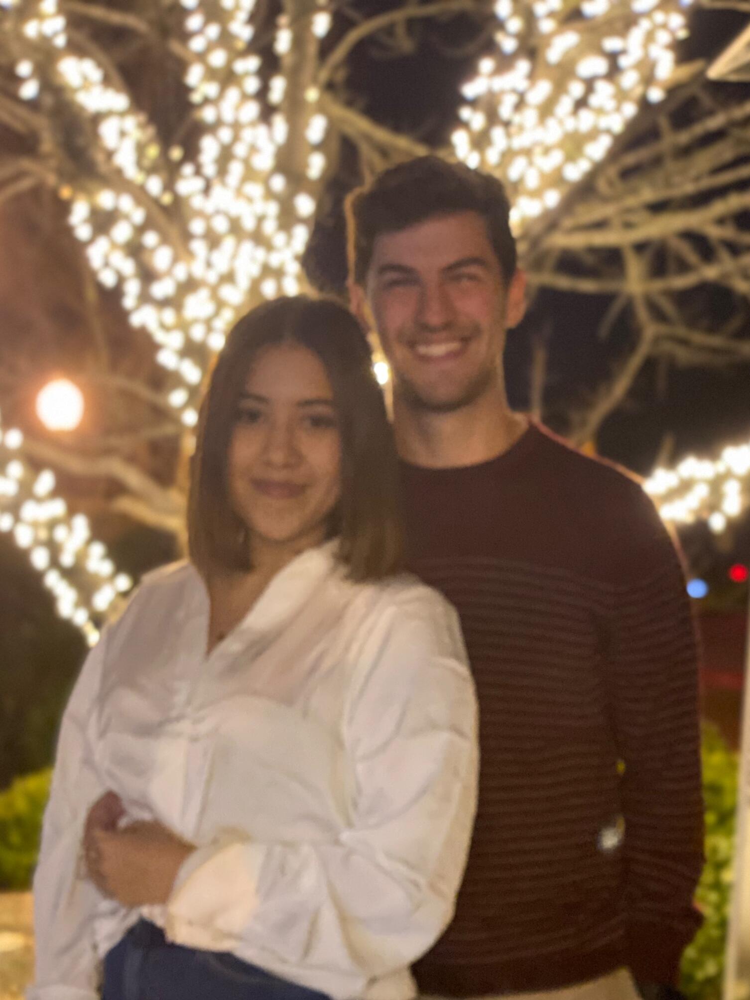 On the most romantic day of the year, Sam and Sofia’s hearts officially became one. On Valentine’s Day, they went from two people falling in love to choosing each other. Sam planned a dinner date filled with love: Italian food, flowers, and chocolate-covered strawberries.  That night was the beginning of something deep and lasting.
