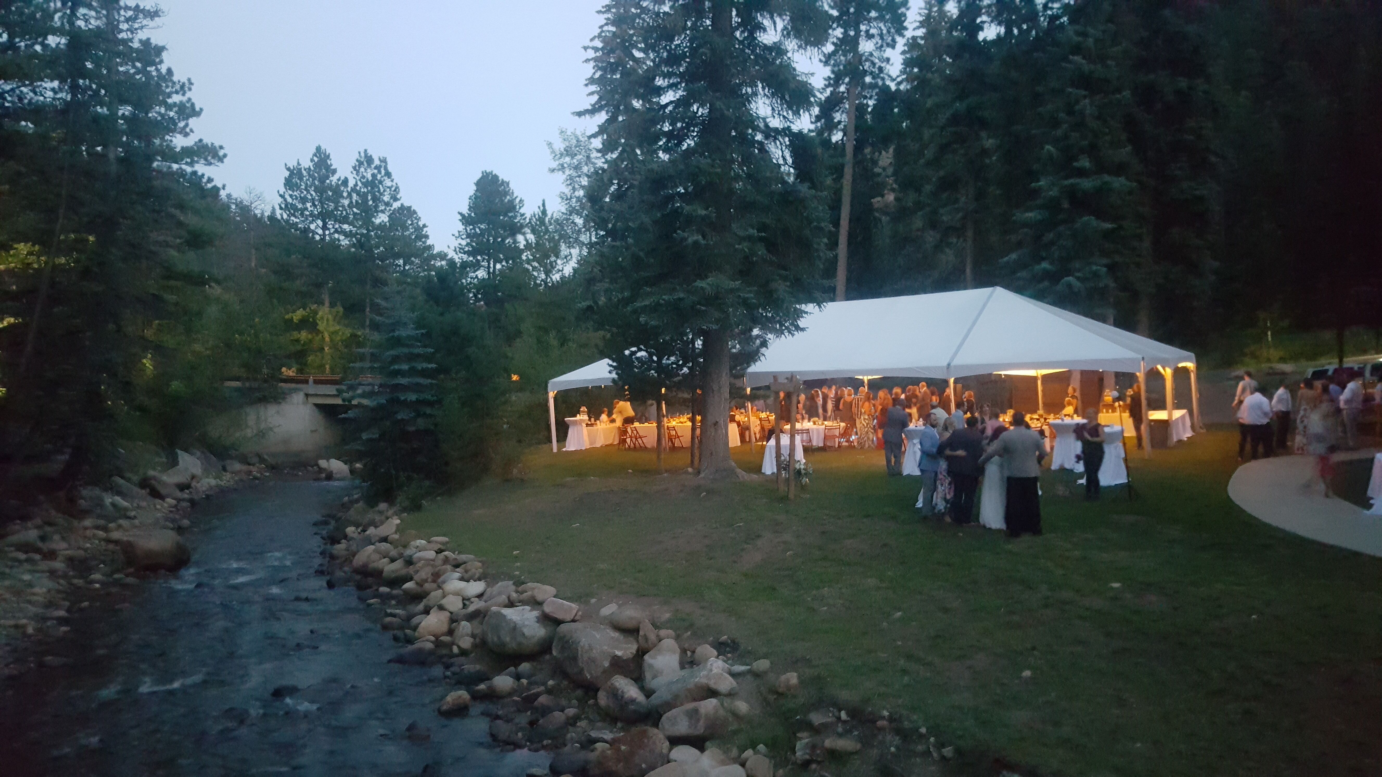  Weddings  on Fall River at Estes  Park  Condos Reception  