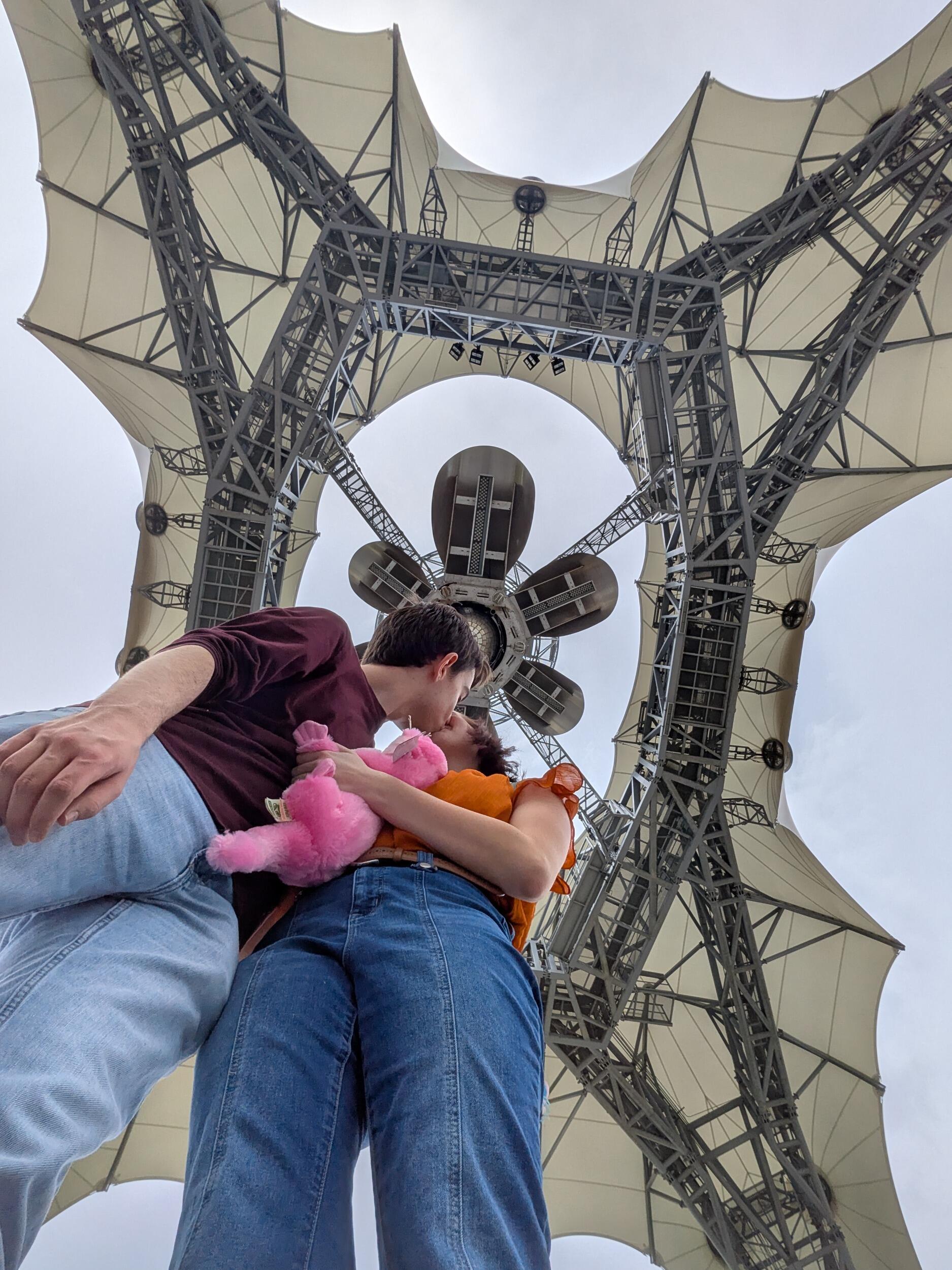 Our aquarium date where Levi bought Allie a penguin necklace she wore until it broke