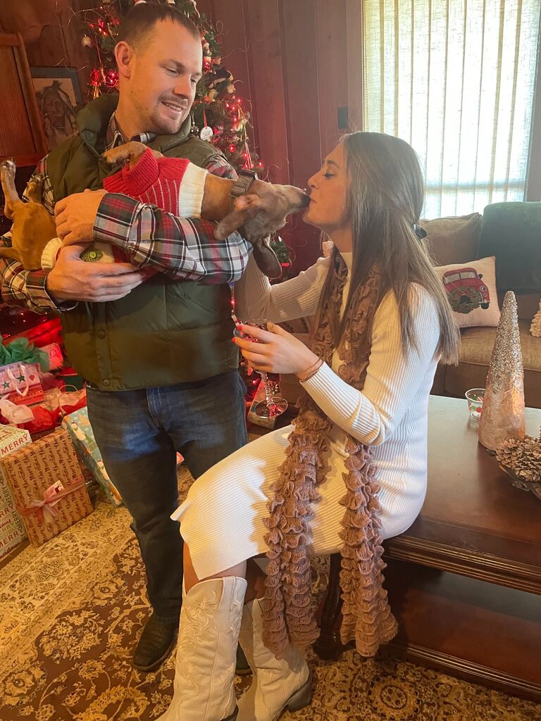 The Christmas that my whole Christmas list to Dustin was Engagement rings