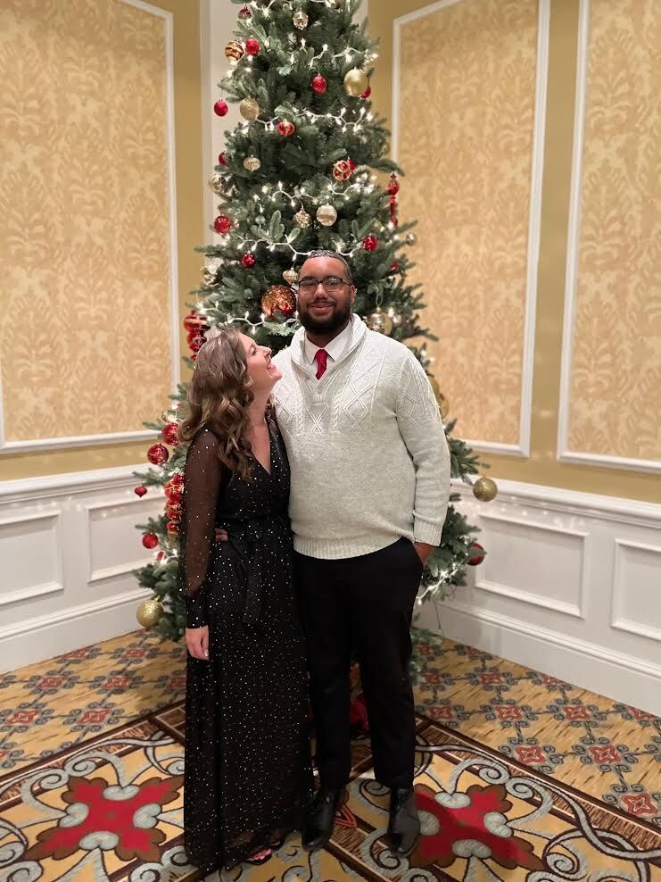 Attending Meghan's work Christmas party