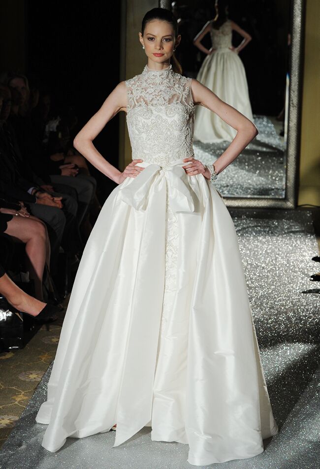 Oleg Cassini Wedding Dresses 2015 Showcases Detailed Floral Appliques ...