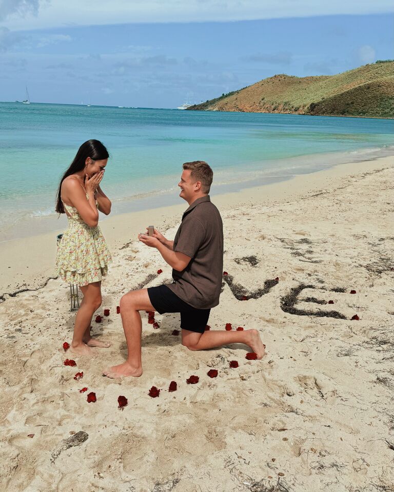 Dylan popped the question to Haley that has brought you here to our wedding website <3 We can't wait to celebrate with you!! 