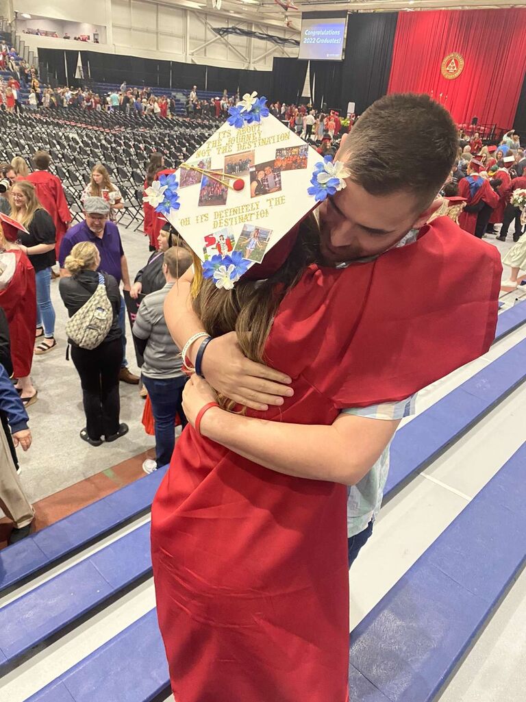 We have celebrated several milestones together, the first being Morgan graduating with her Bachelor's degree in Social Work. 