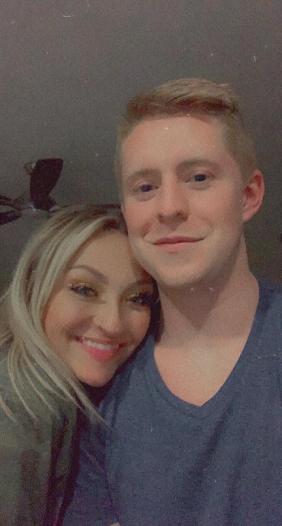 First picture ever together - taken in Virginia Beach, VA. 
