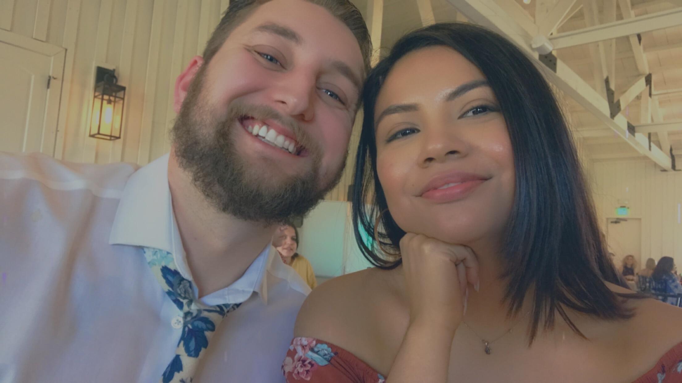 We went to our first wedding together