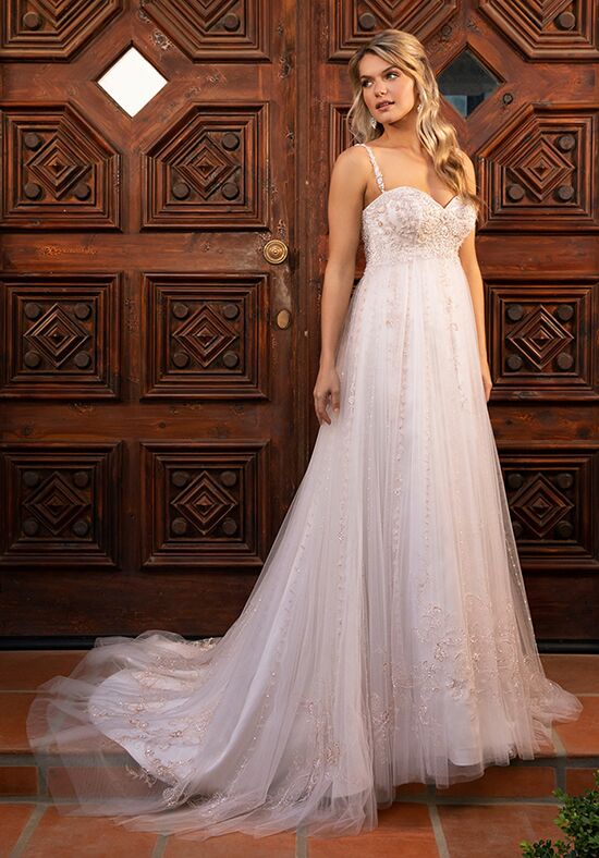 Strapless empire waist wedding 2024 dress