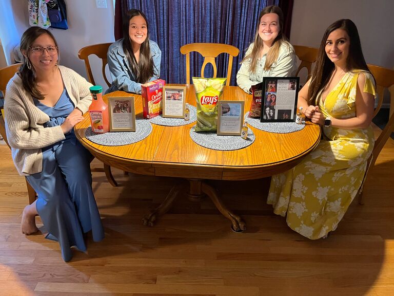 Asking the maid of honor and some of the bridesmaids! 
