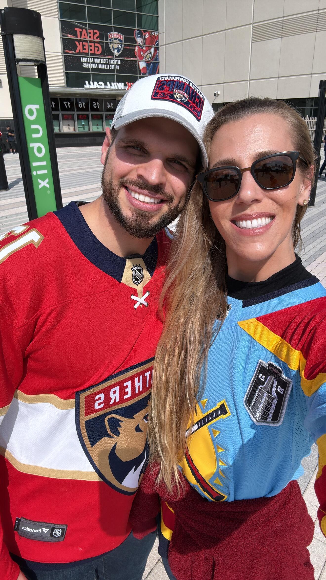 and Tristan became a Panthers' hockey fanatic