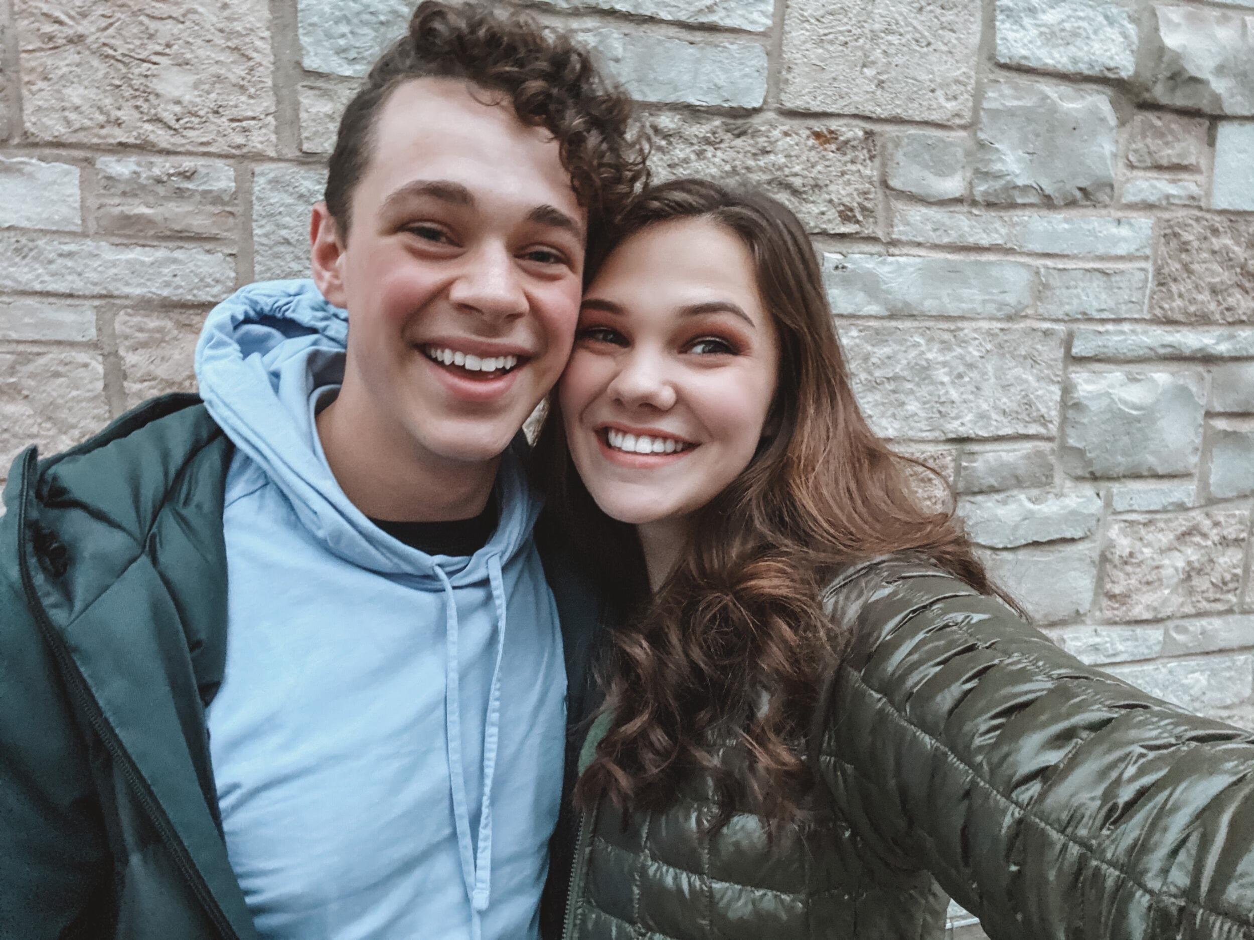 Started dating for a second time halfway through our sophomore year of college. I visited NU for the first time in January 2020!