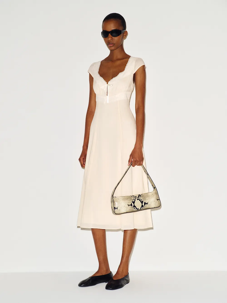 Reformation ivory dress
