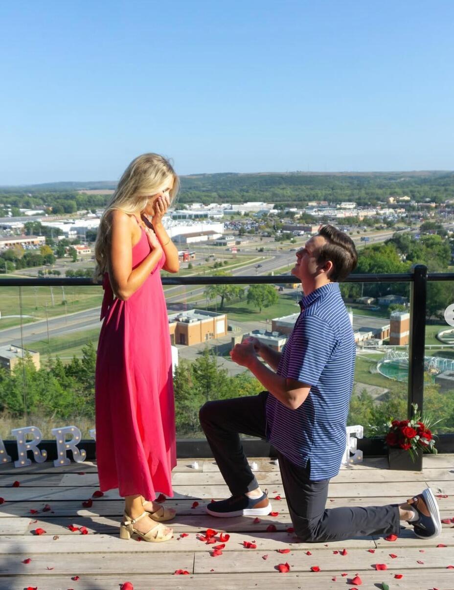 Nick proposed in Manhattan, KS