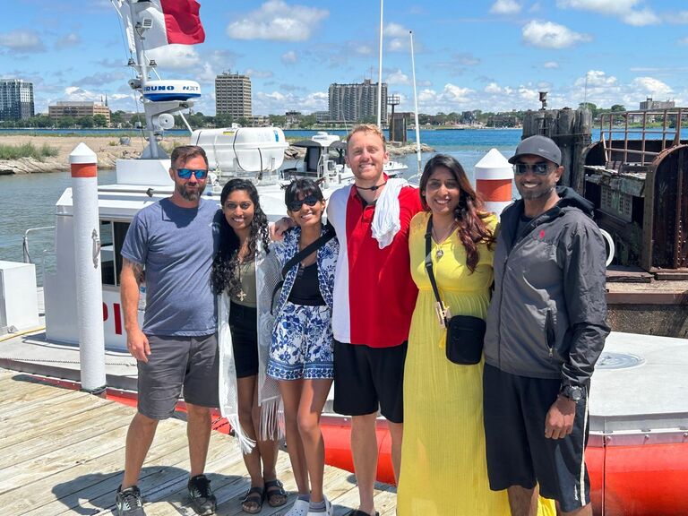 My family's first trip to Port Huron with Danny!